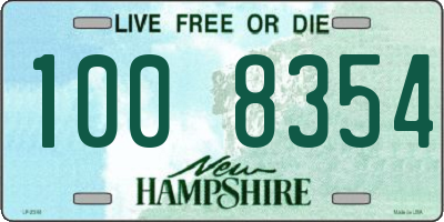 NH license plate 1008354
