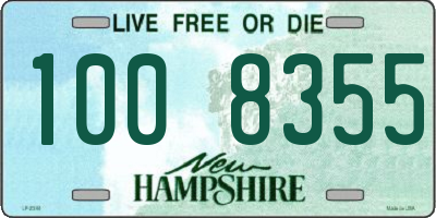 NH license plate 1008355