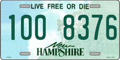 NH license plate 1008376