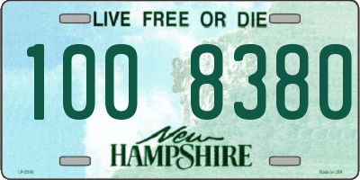 NH license plate 1008380