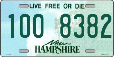 NH license plate 1008382