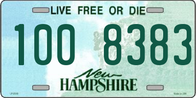 NH license plate 1008383