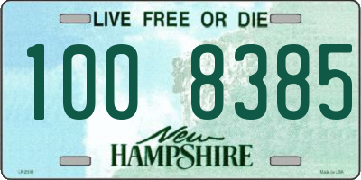 NH license plate 1008385