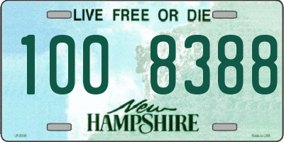 NH license plate 1008388