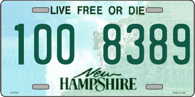 NH license plate 1008389
