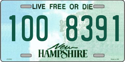 NH license plate 1008391