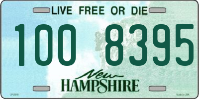 NH license plate 1008395
