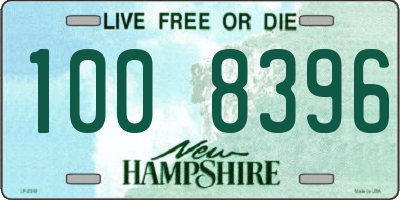 NH license plate 1008396