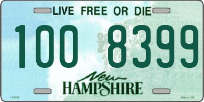 NH license plate 1008399