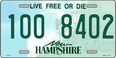 NH license plate 1008402