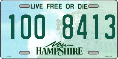 NH license plate 1008413
