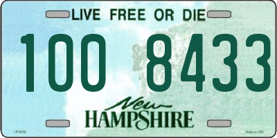 NH license plate 1008433