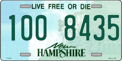 NH license plate 1008435