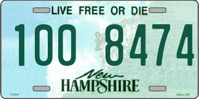 NH license plate 1008474