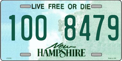 NH license plate 1008479