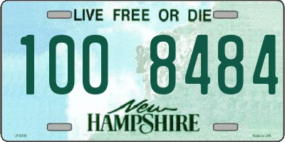 NH license plate 1008484