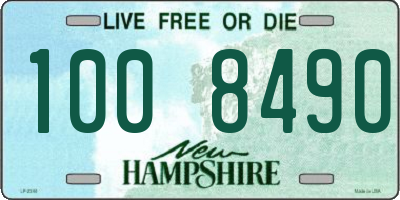 NH license plate 1008490