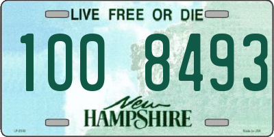 NH license plate 1008493