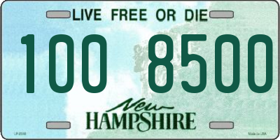 NH license plate 1008500