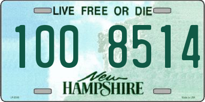NH license plate 1008514