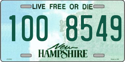 NH license plate 1008549