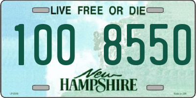 NH license plate 1008550