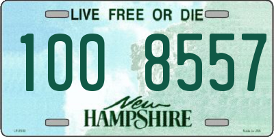 NH license plate 1008557