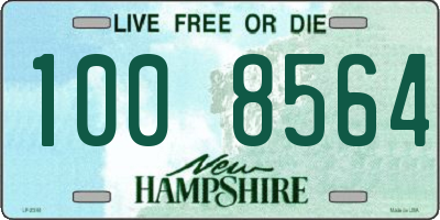 NH license plate 1008564