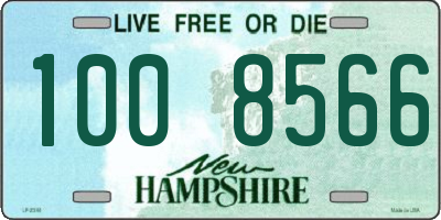 NH license plate 1008566