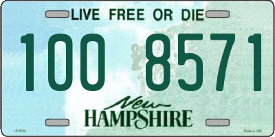 NH license plate 1008571