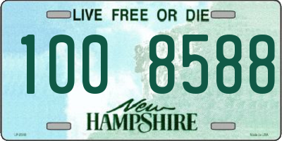 NH license plate 1008588