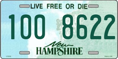 NH license plate 1008622