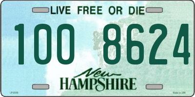 NH license plate 1008624