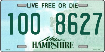 NH license plate 1008627