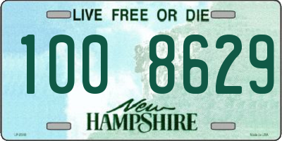 NH license plate 1008629