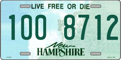 NH license plate 1008712