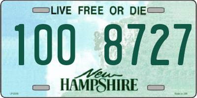 NH license plate 1008727