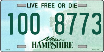 NH license plate 1008773