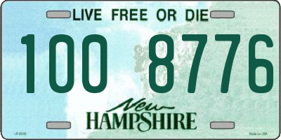 NH license plate 1008776