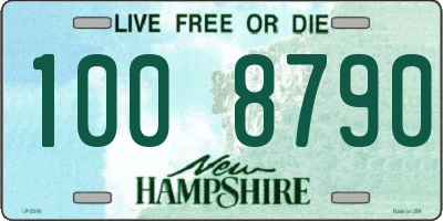 NH license plate 1008790
