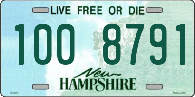 NH license plate 1008791