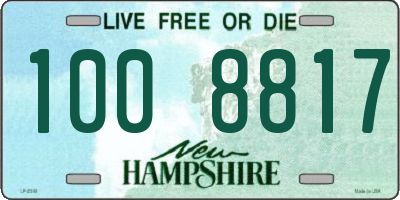 NH license plate 1008817
