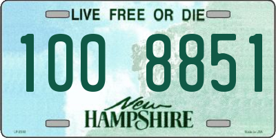 NH license plate 1008851