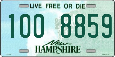 NH license plate 1008859
