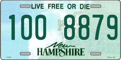 NH license plate 1008879