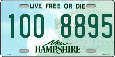 NH license plate 1008895