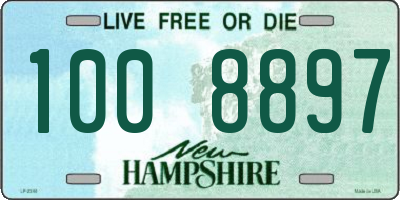 NH license plate 1008897