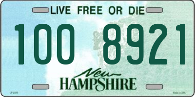 NH license plate 1008921