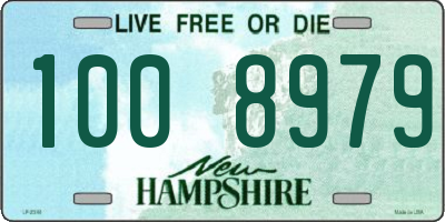 NH license plate 1008979