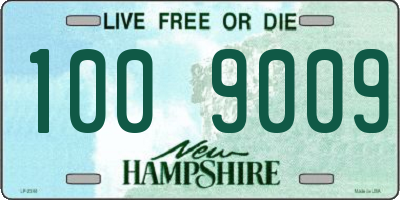 NH license plate 1009009